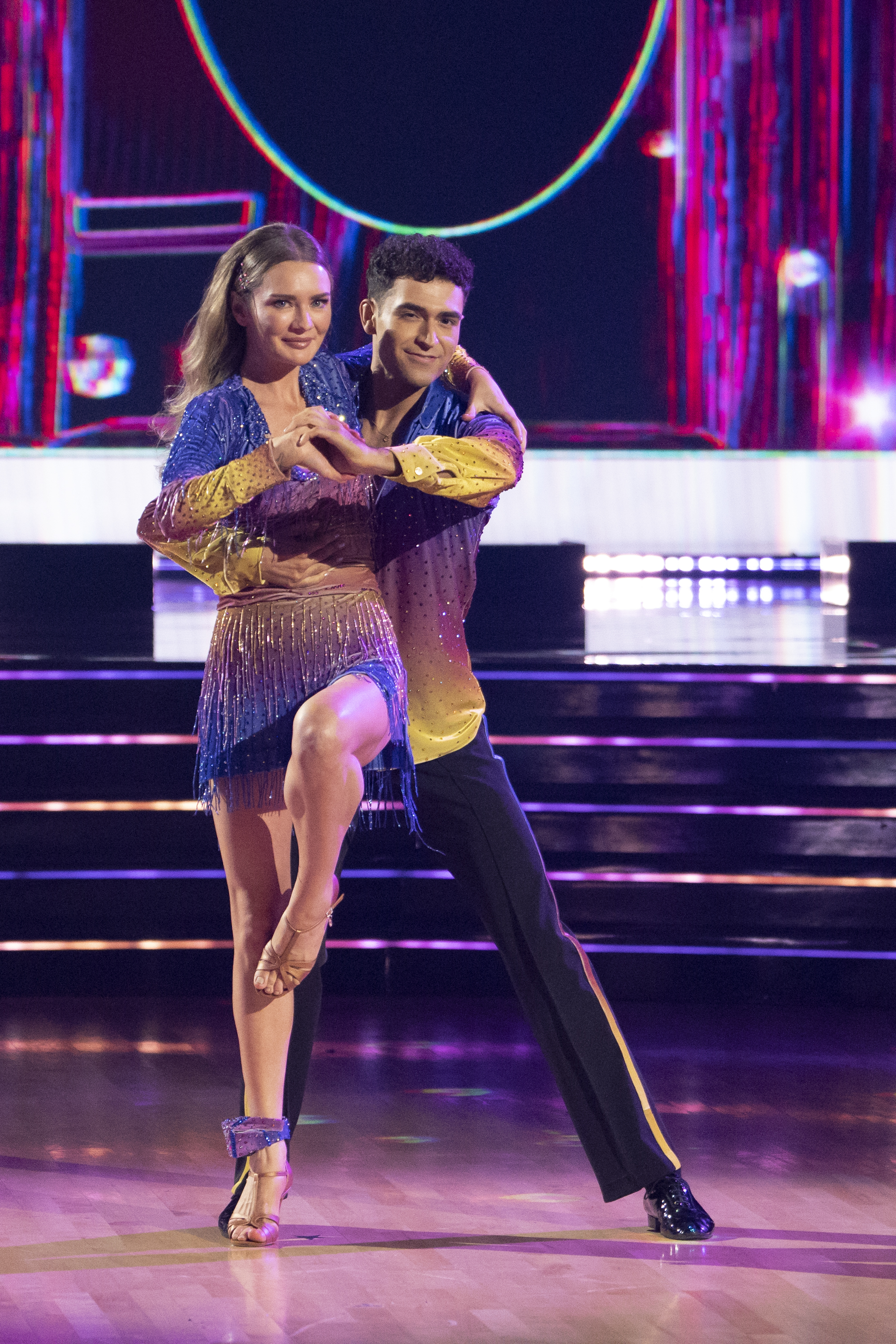 Anna Sorokin and Ezra Sosa on "Dancing with the Stars," on September 17, 2024 | Source: Getty Images