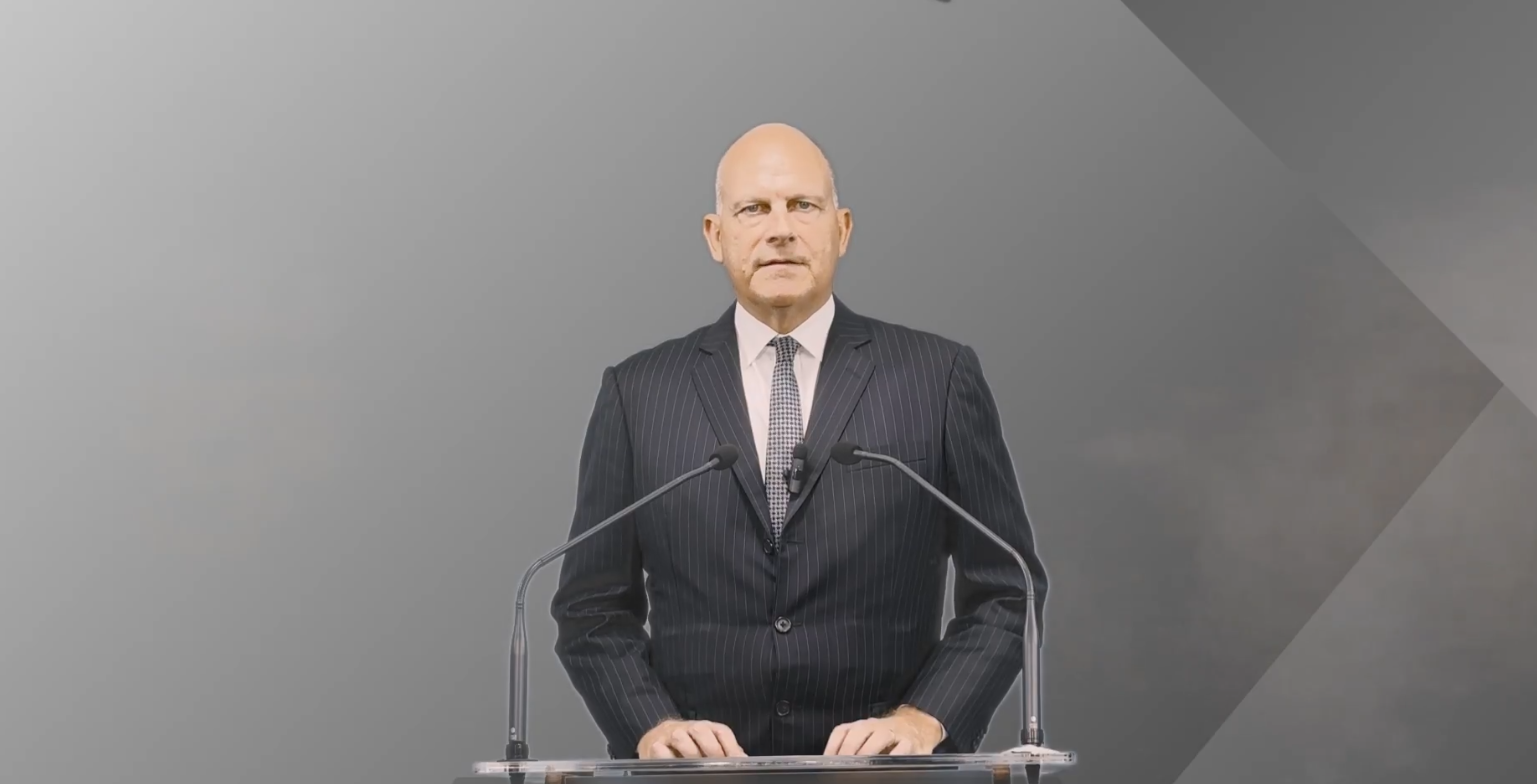 Air India CEO Campbell Wilson during a press conference after the Boeing 787-8 Dreamliner plane crash on June 12, 2025 | Source: X/airindia