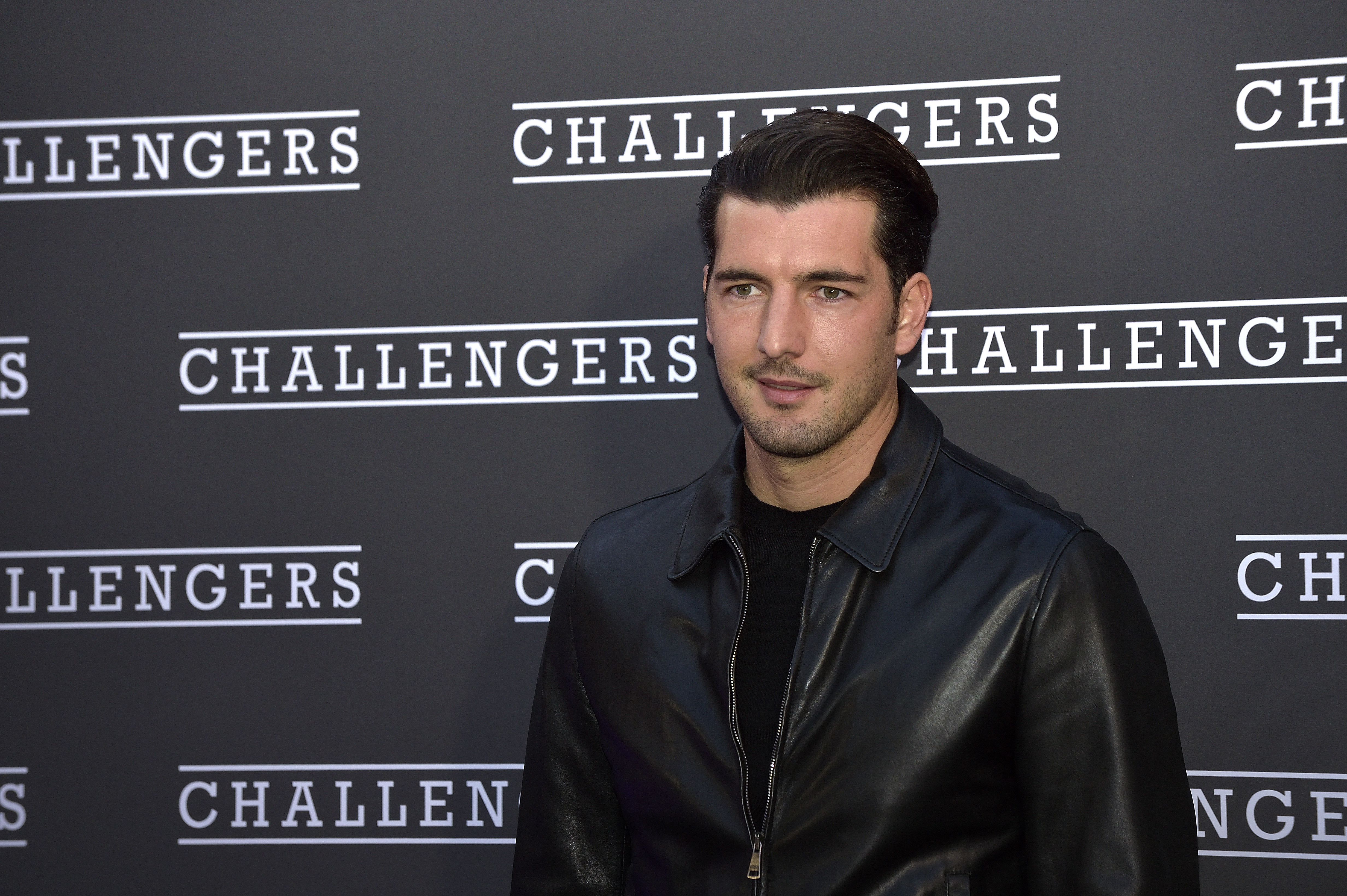 Andrea Preti participates in the premiere of the film Challengers at the Barberini terrace. Rome on April 08th, 2024 | Source: Getty Images
