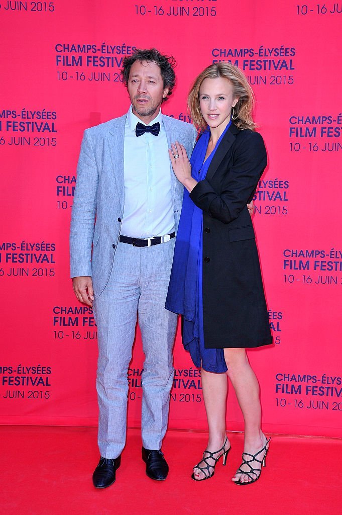 Bruno Debrandt et sa compagne Marie Kremer le 9 juin 2015 à Paris. l Photo : Getty Images