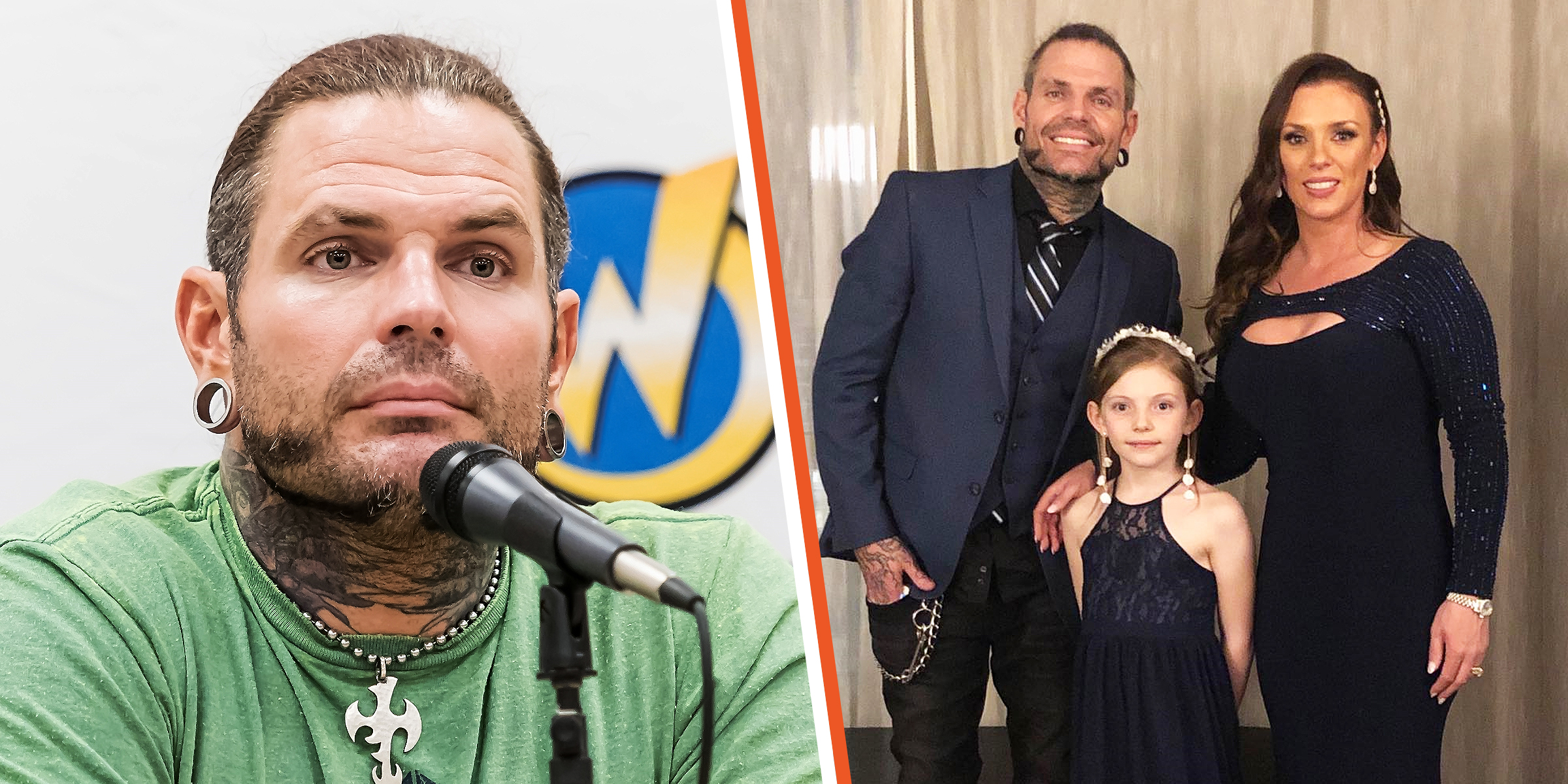 Jeff Hardy | Jeff Hardy, Beth Britt, and Their Daughter | Source: Getty Images | Instagram/bethbritthardy