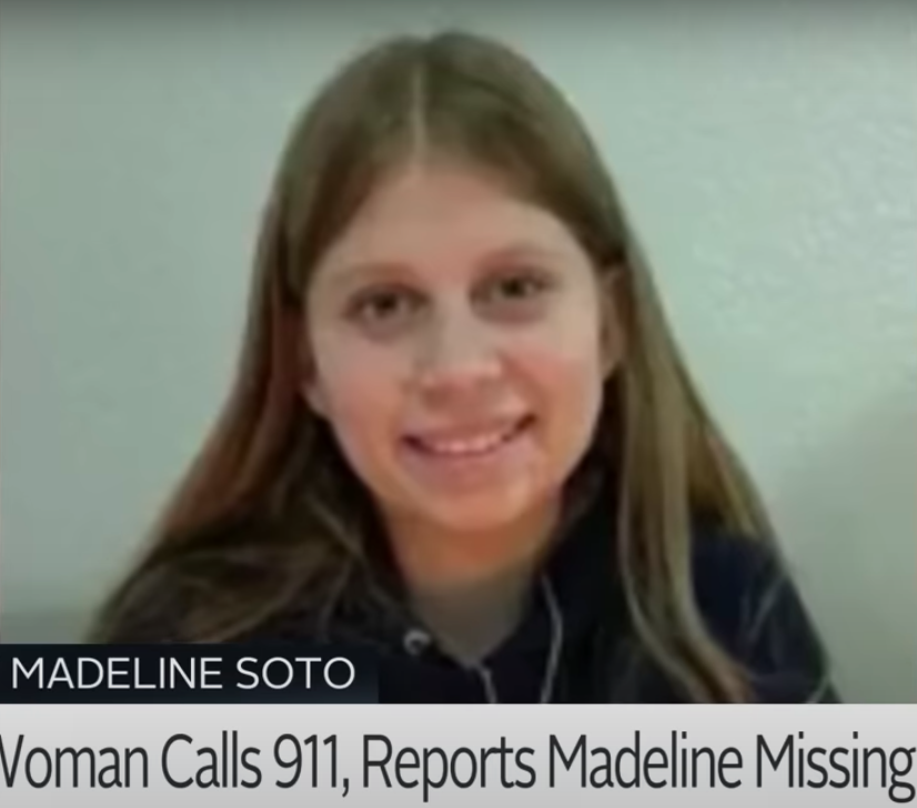 Madeline Soto posing for a picture with the banner for the 911 calls underneath, posted on April 6, 2024 | Source: YouTube/COURT TV