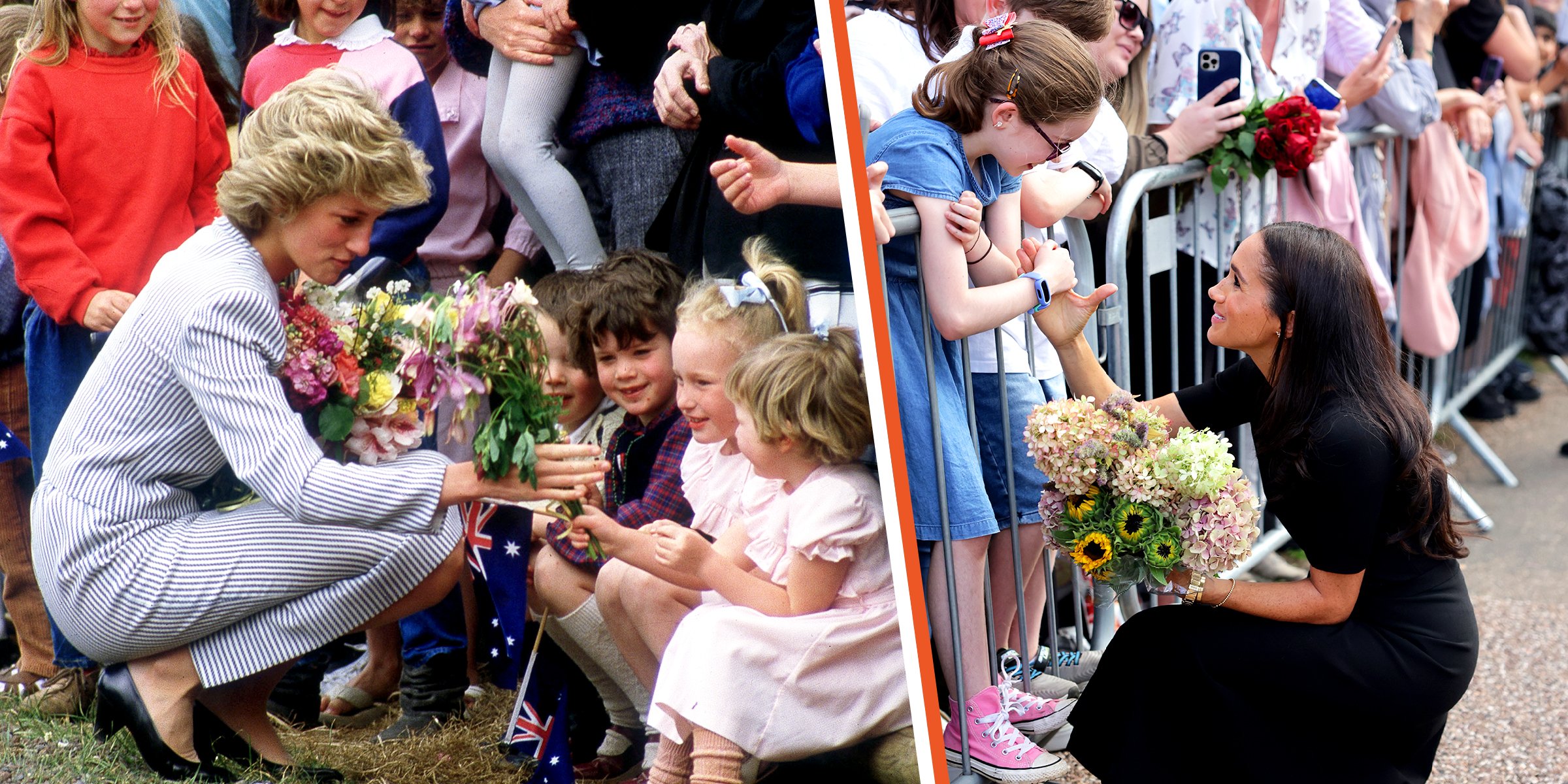 Princess Diana | Meghan Markle | Source: Getty Images