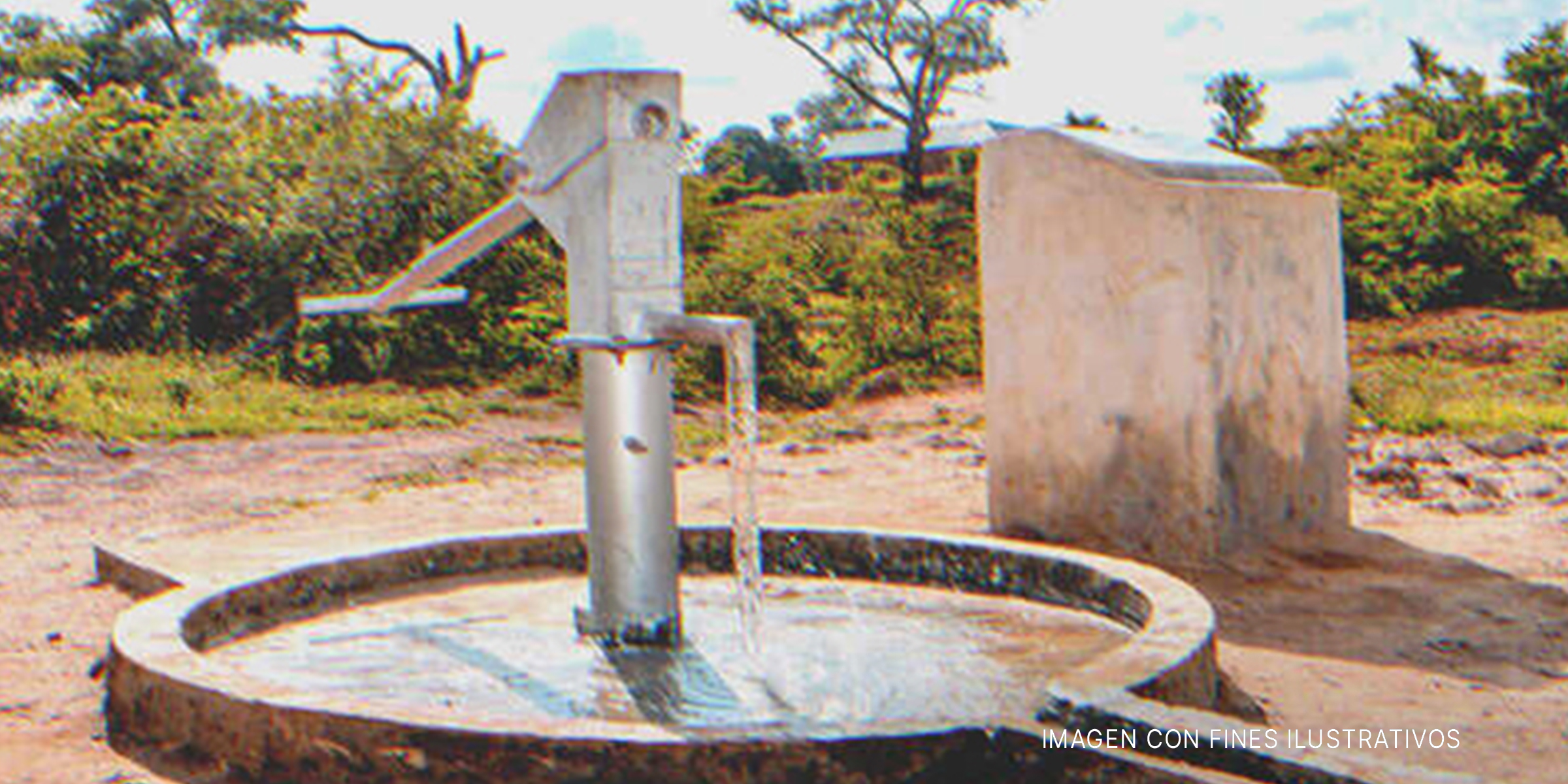Pozo de agua con bomba | Foto: Shutterstock