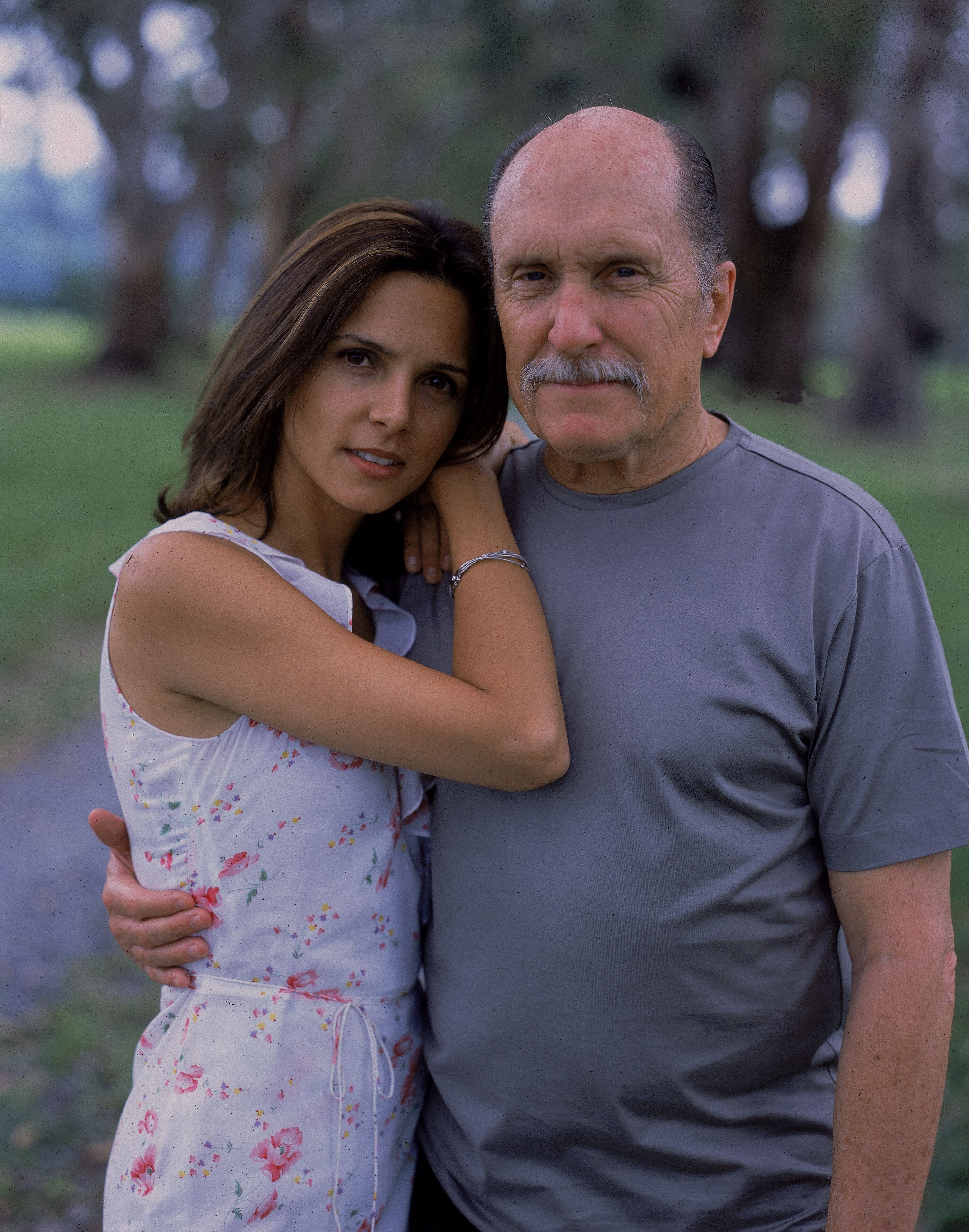 Robert Duvall and Luciana Pedraza in Argentina, 2003. | Source: Getty Images