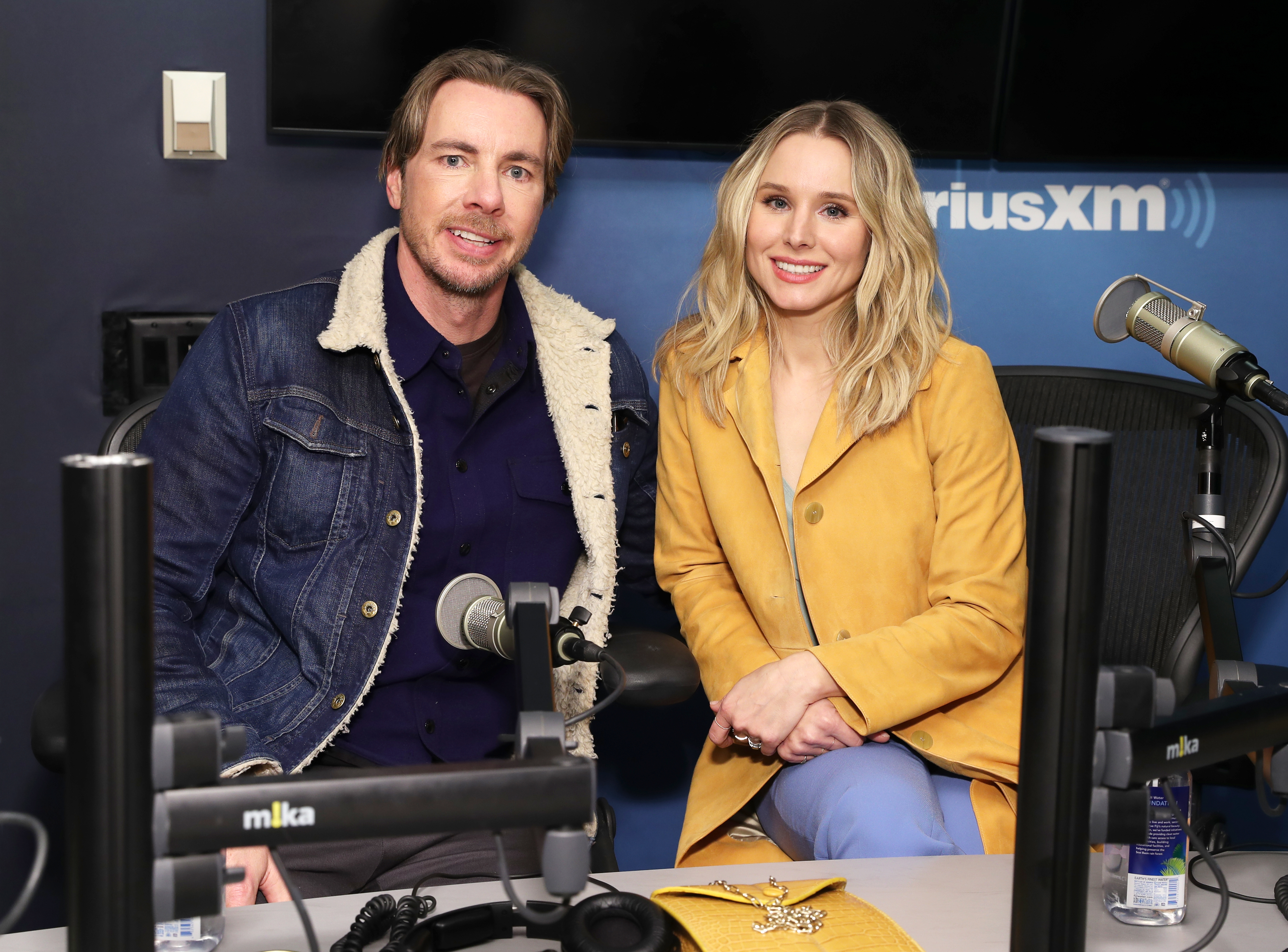Dax Shepard and Kristen Bell visit the SiriusXM Studios in New York City on February 25, 2019 | Source: Getty Images