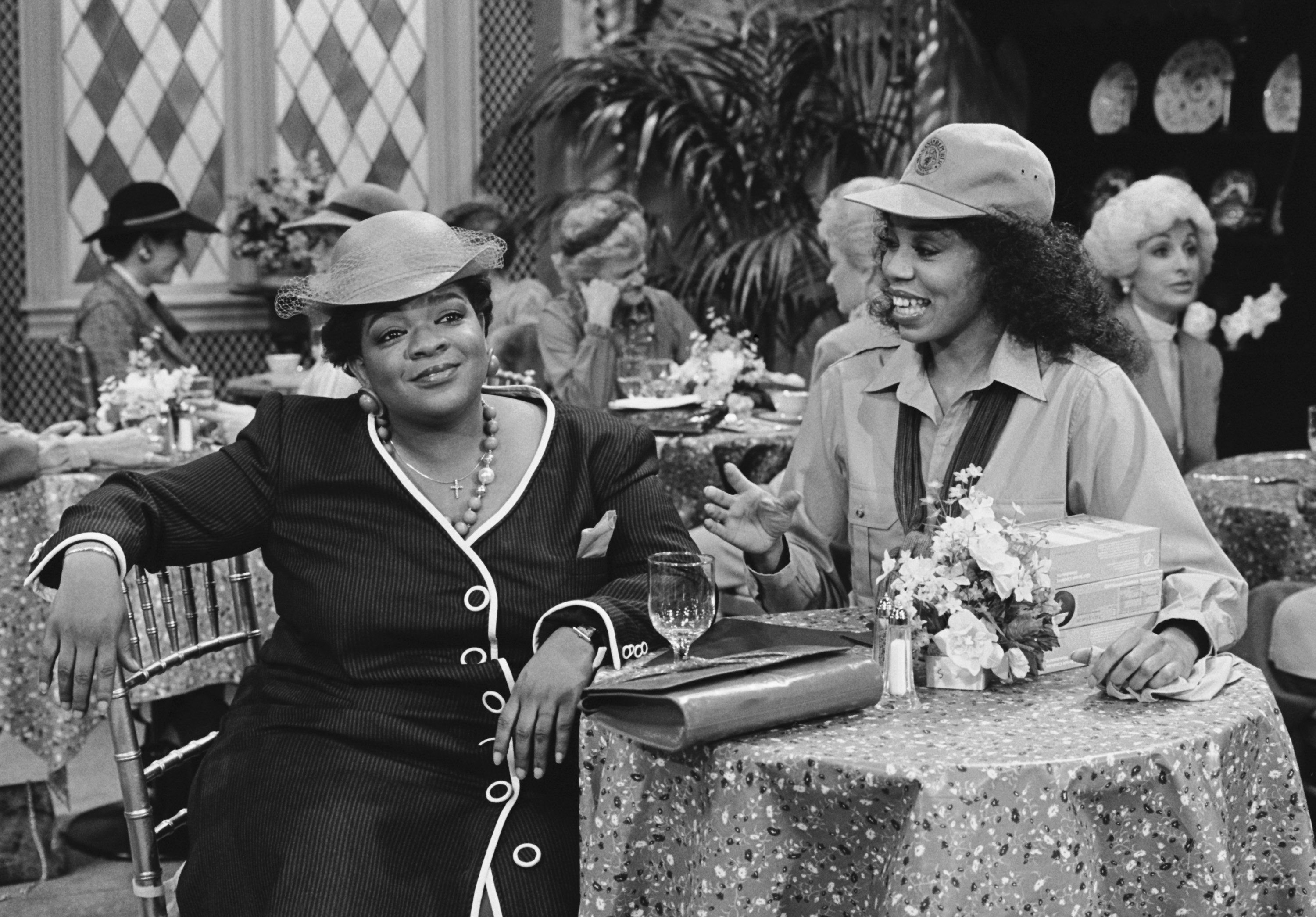 Nell Carter and Sheila Frazier in "Gimme a Break!" in 1985 | Source: Getty Images