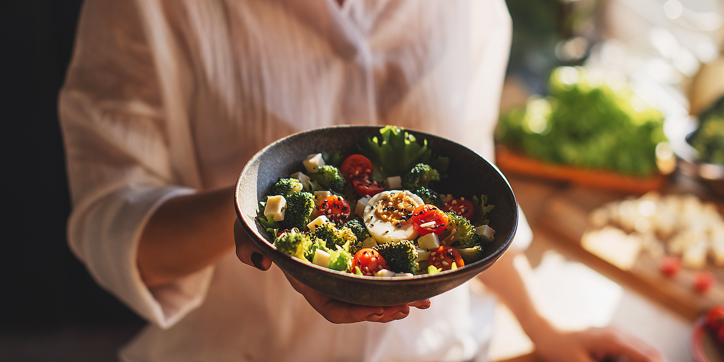 A woman a bowl of food | Source: Getty Images
