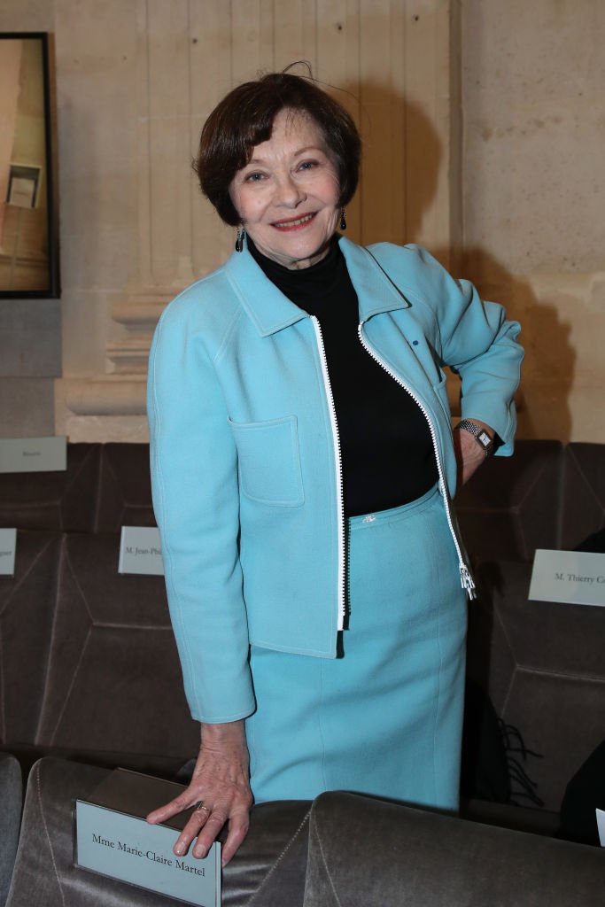 Macha Méril à l'Académie des Beaux Arts, 05 févier 2020 / Source : Getty Images Macha Méril à l'Académie des Beaux Arts, 05 févier 2020 / Source : Getty Images