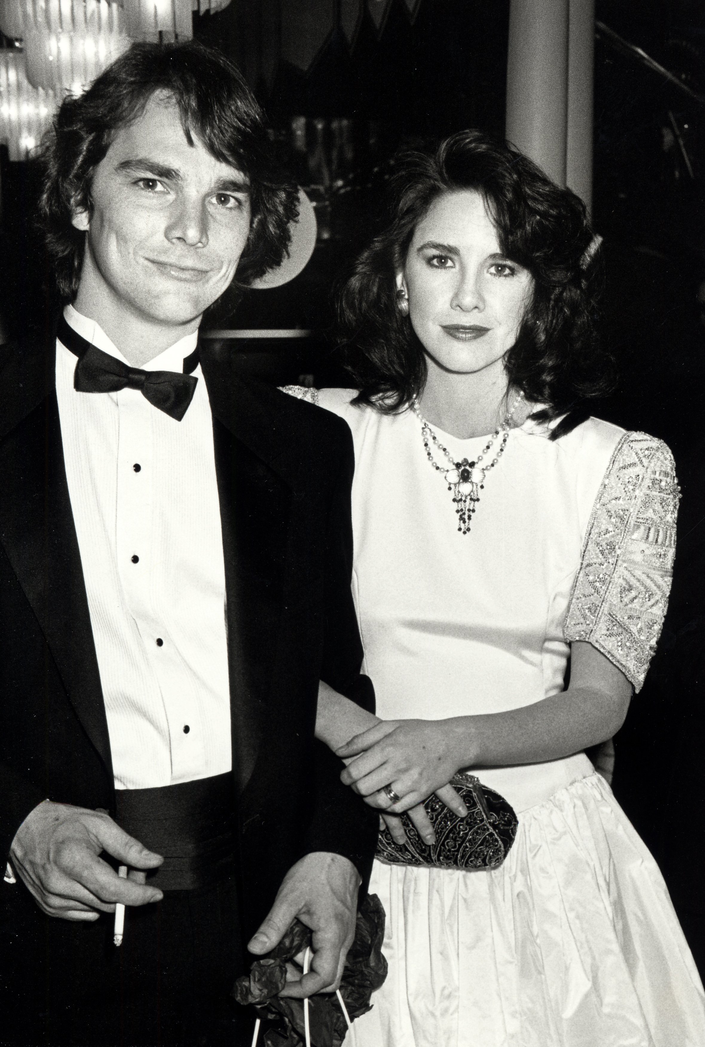 Bo Brinkman and Melissa Gilbert at the "Hooray For Hollywood" AIDS Benefit on April 5, 1988 | Source: Getty Images 