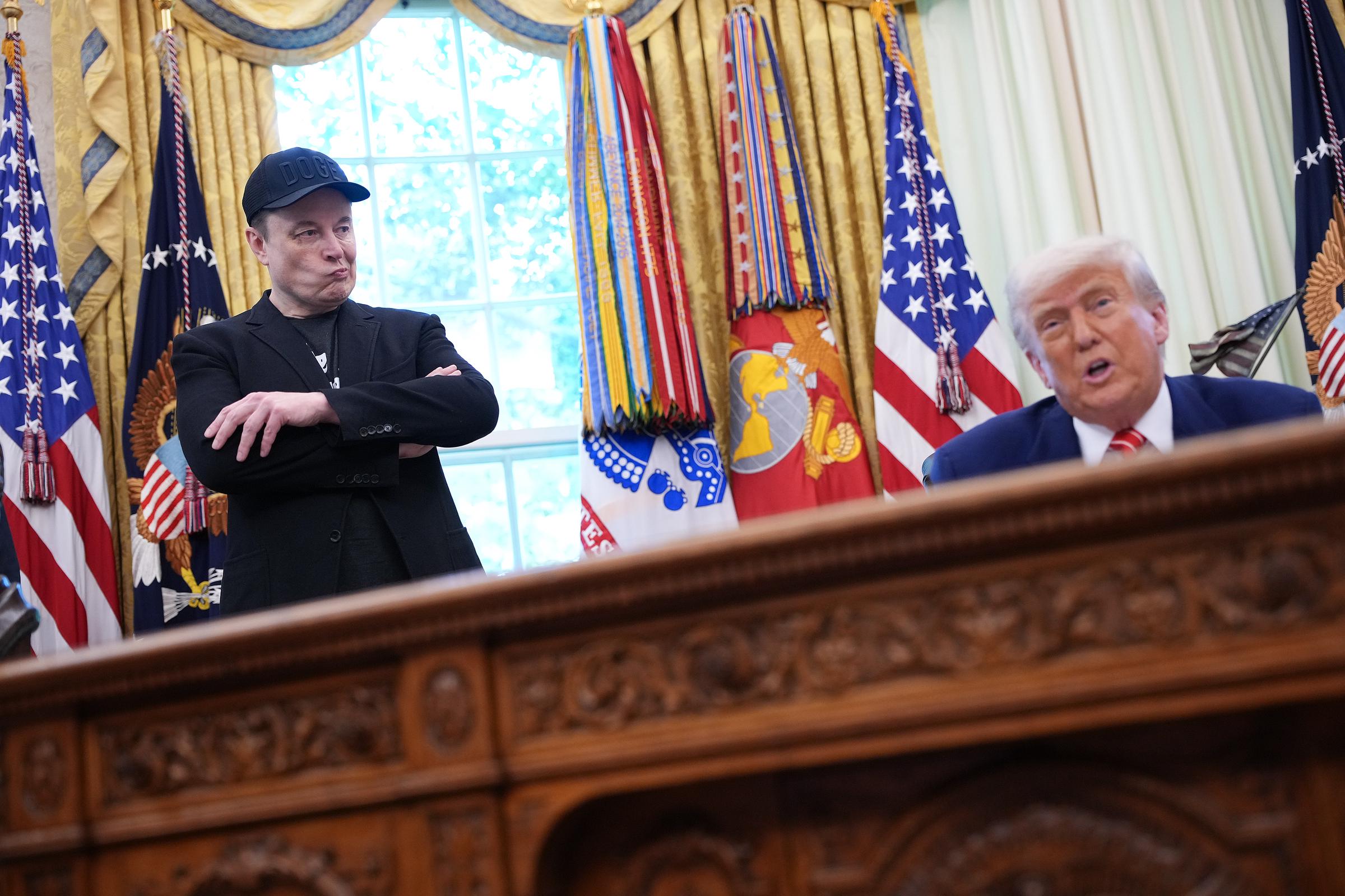 Trump, when asked by reporters, claimed he hadn't noticed the bruise at all.