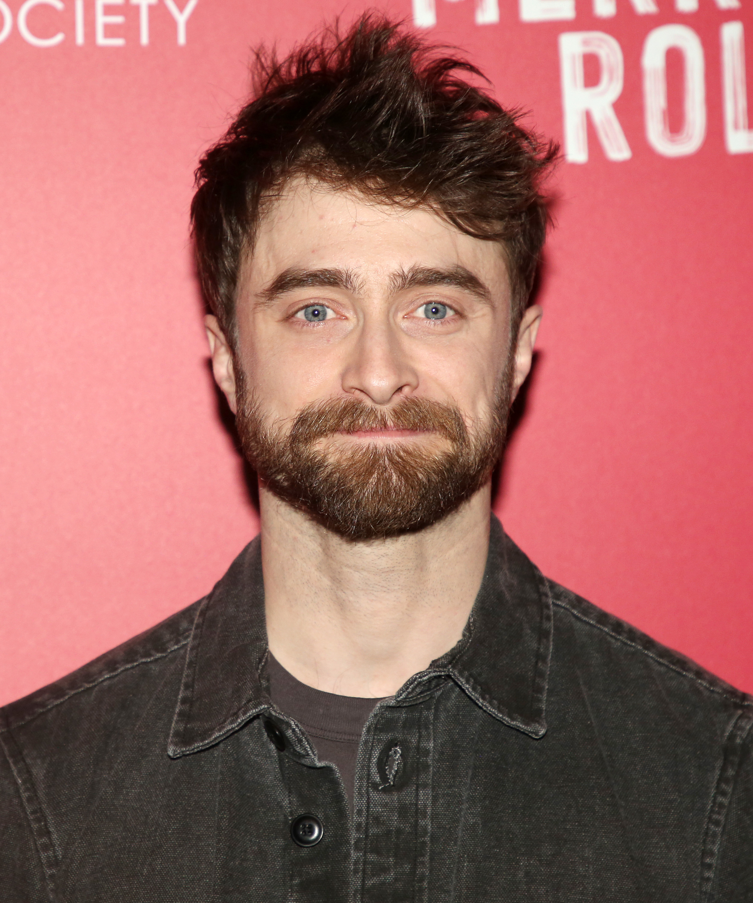 Daniel Radcliffe poses at the NYC screening for the new film based on the Broadway musical by Stephen Sondheim "Merrily We Roll Along" at The Hudson Theatre on 1 December 2025 in New York City. | Source: Getty Images