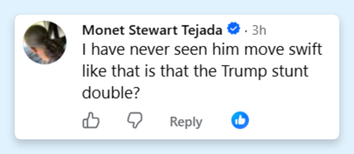 Some netizens were shocked by President Trump speed on that stage in Nevada. | Source: Facebook/CBS News