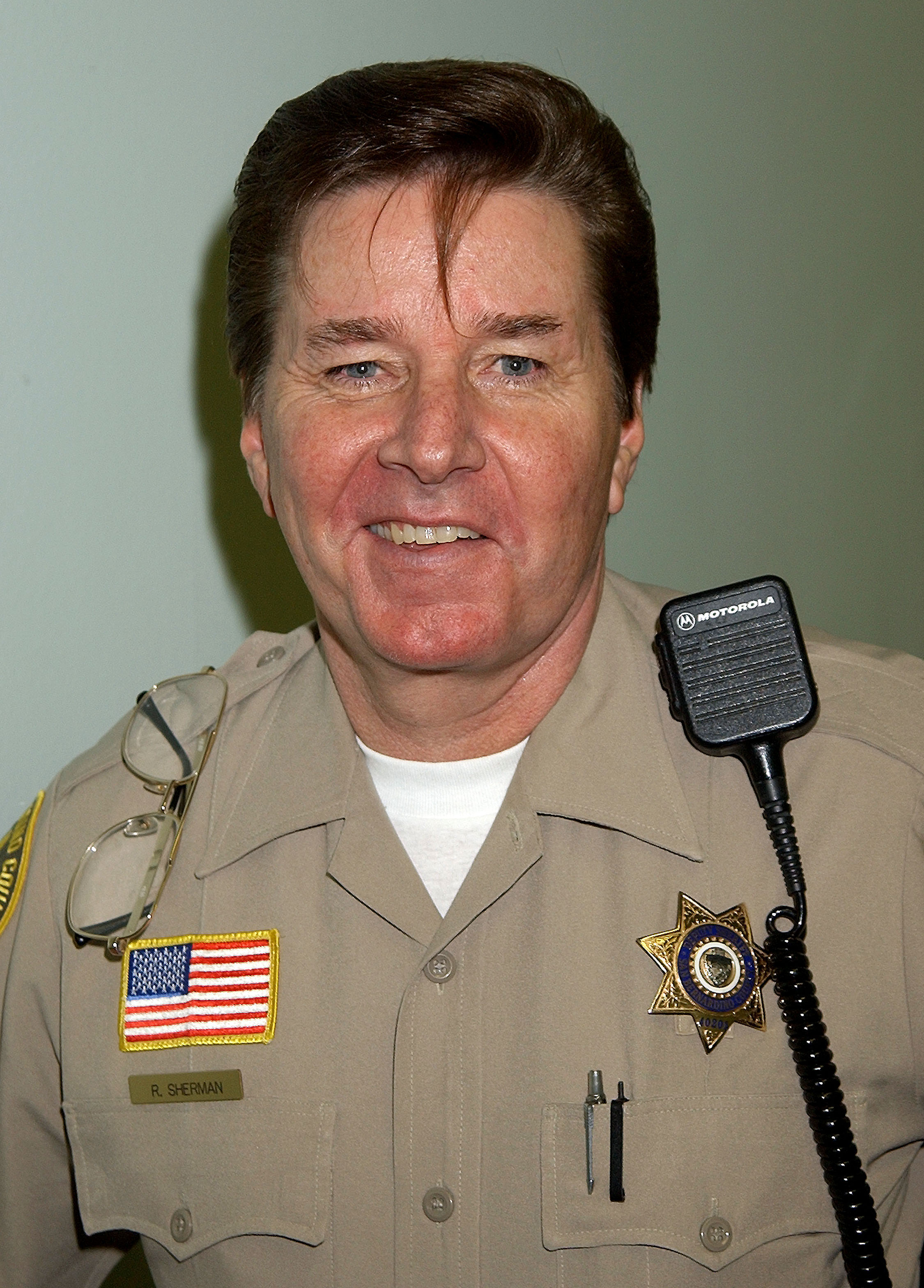 The 1970s teen heartthrob, then a San Bernardino County deputy sheriff, pictured on March 6, 2003 | Source: Getty Images