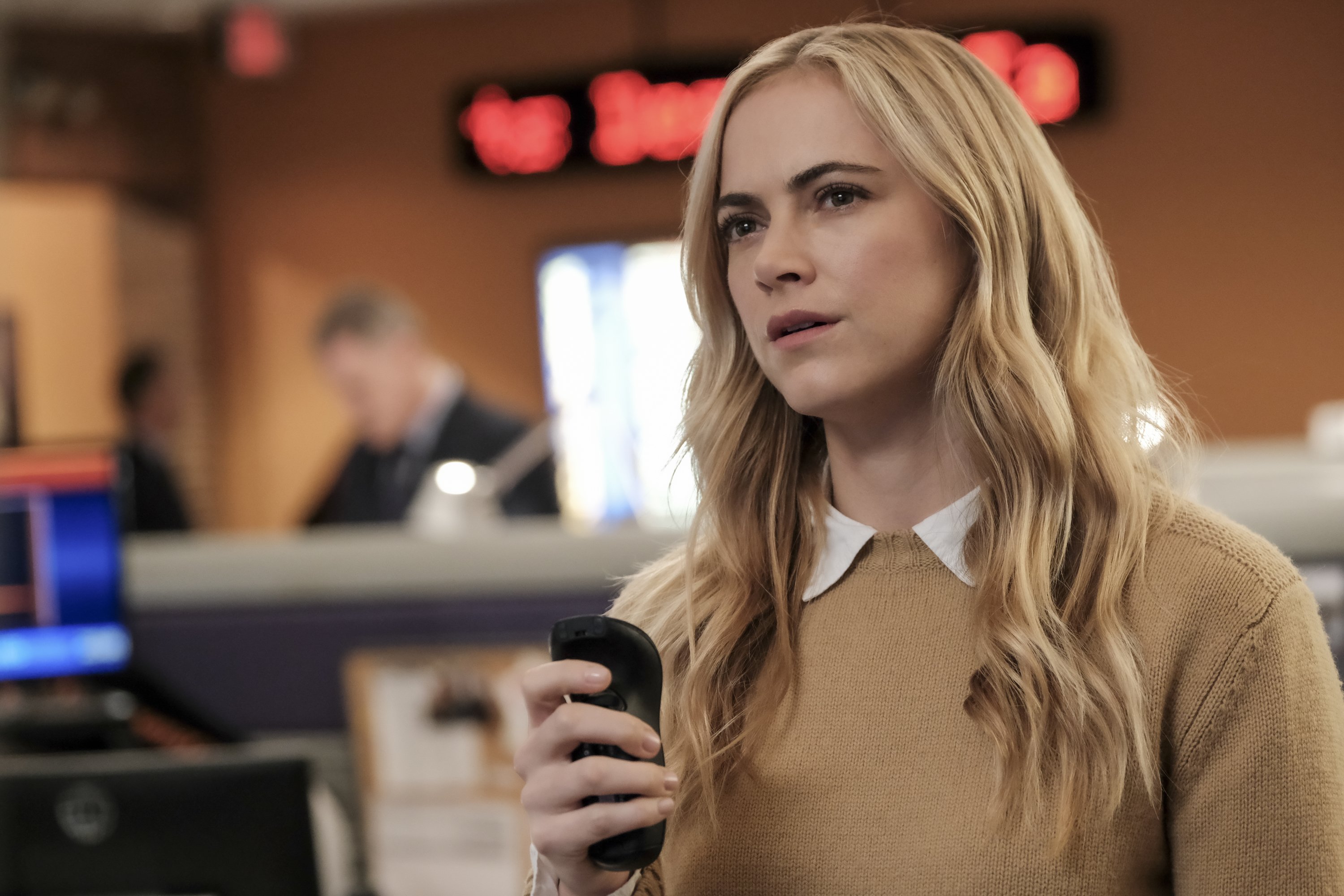 Emily Wickersham as Special Agent Eleanor "Ellie" Bishop in an episode of the series "NCIS" taken on December 10, 2019. | Source: Getty Images