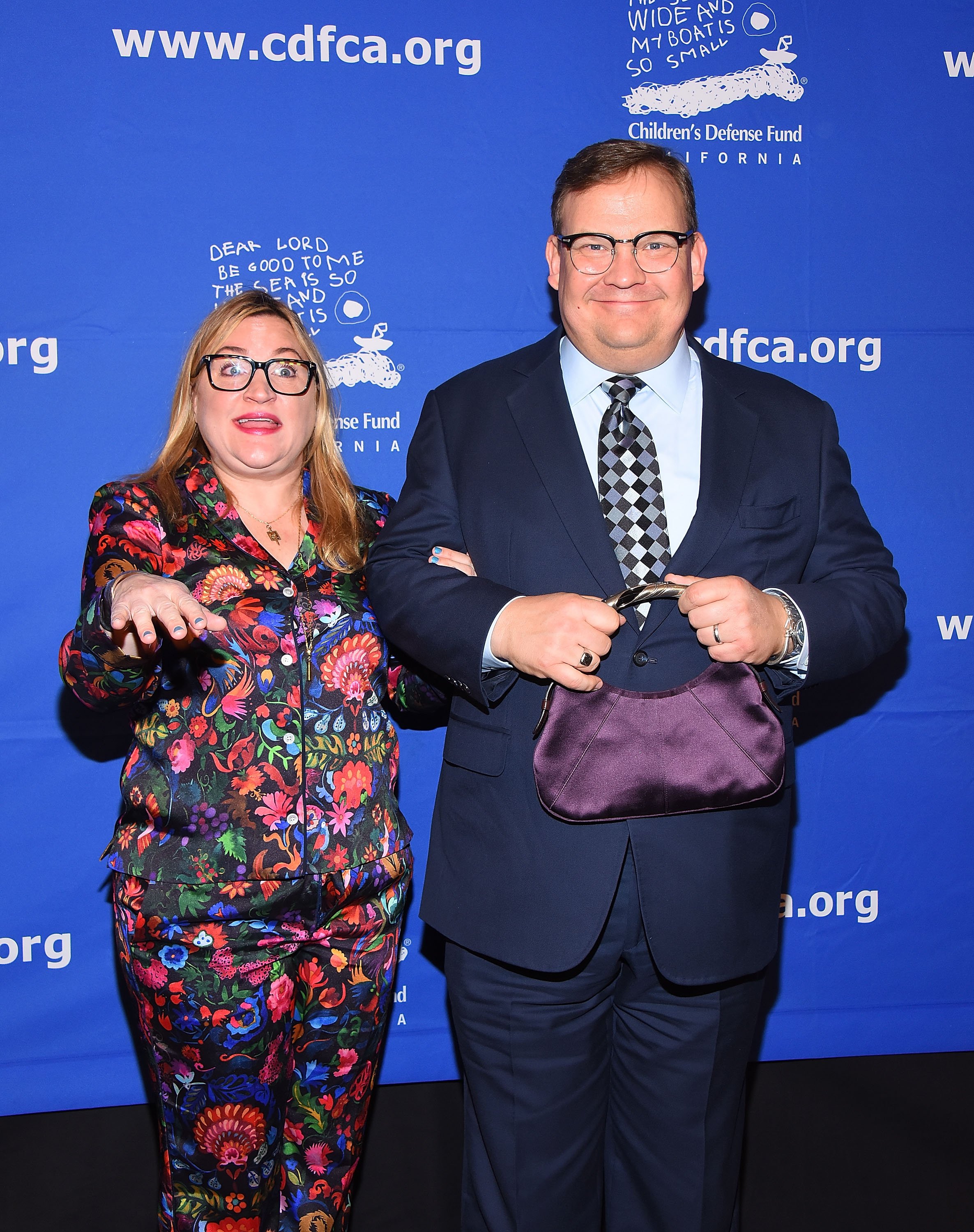 Andy Richter and Sarah Thyre attend the Children's Defense Fund-California's 27th Annual Beat The Odds Awards on December 7, 2017, in Beverly Hills, California. | Source: Getty Images