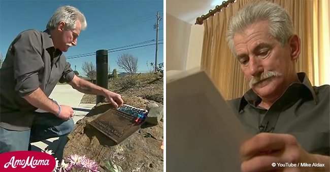 Grieving dad preserves son’s memorial in secret until property owners decide to help him