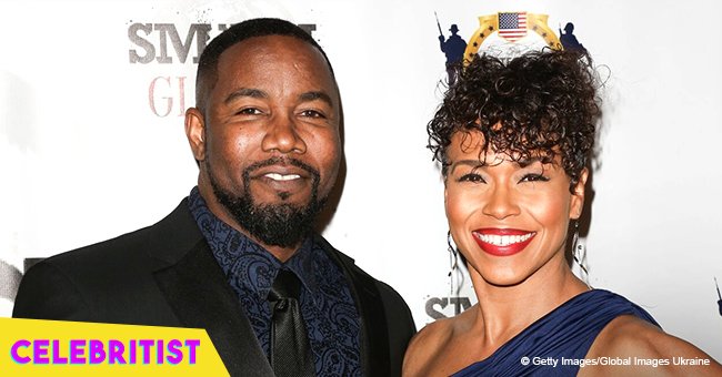 Michael Jai White's wife stuns in leopard print swimsuit in photo with 2 daughters at the beach