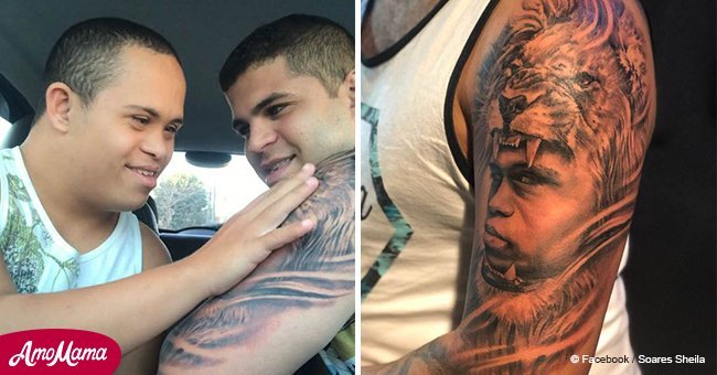 Big brother gets tattoo of little brother with Down’s syndrome and his reaction goes viral