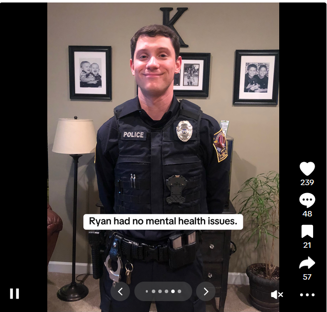 Ryan Kingerski, from a post dated February 3, 2025 | Source: Tiktok/@blurrybutblooming