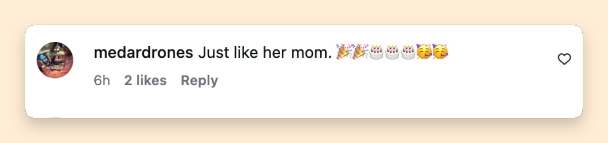 One of the first reactions to Michelle Obama's birthday post highlighted what quickly became the biggest talking point in the comments section: just how much Sasha Obama resembles her famous parents. | Source: Instagram/michelleobama