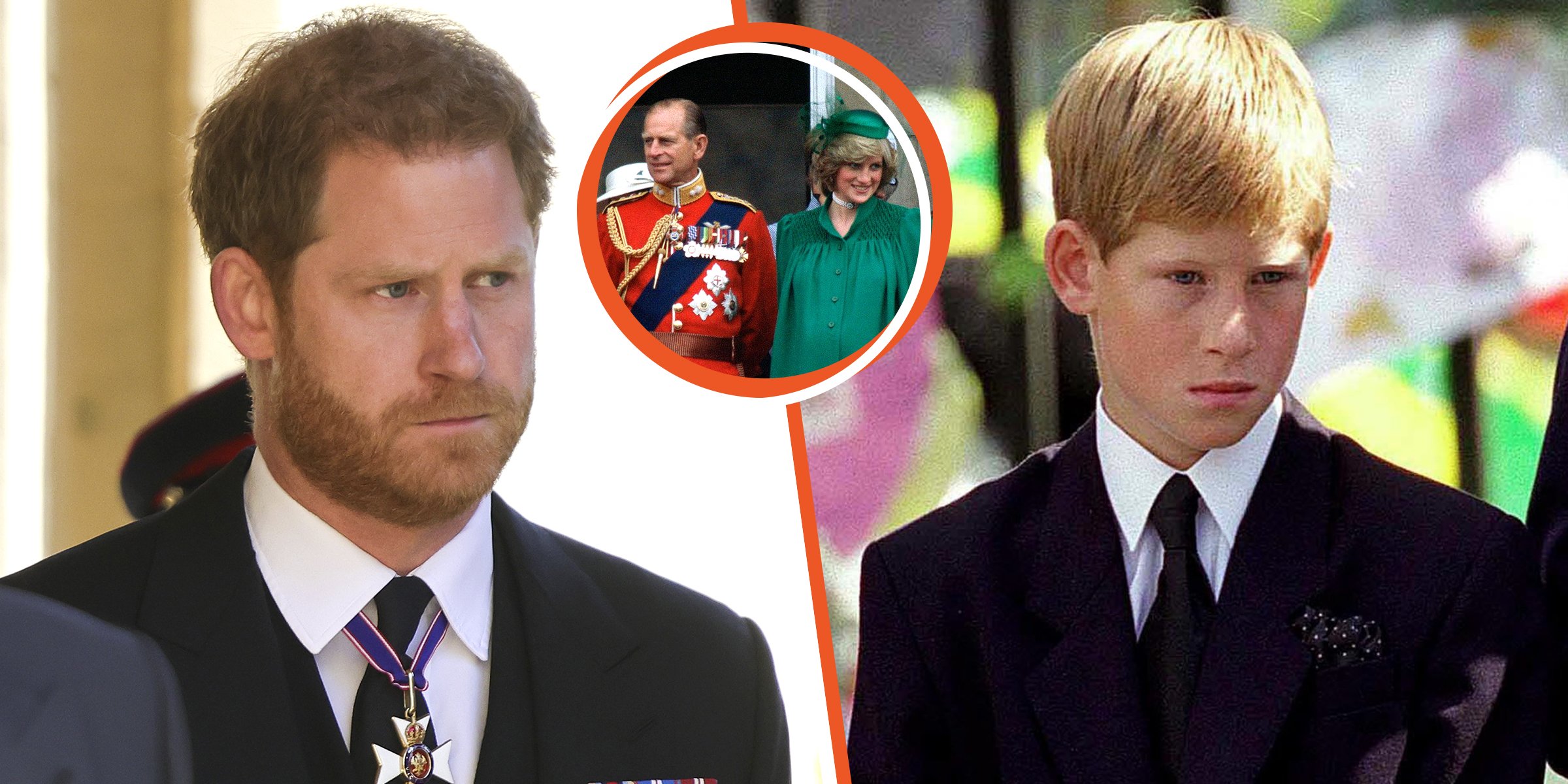 Prinz Harry | Prinz Philip und Prinzessin Diana | Prinz Harry als kleiner Junge | Quelle: Getty Images