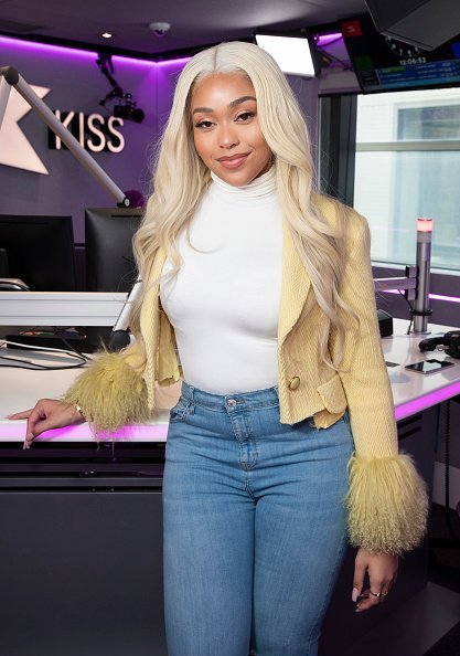 Jordyn Woods at Kiss FM Studio on March 27, 2019 in London, England | Photo: Getty Images