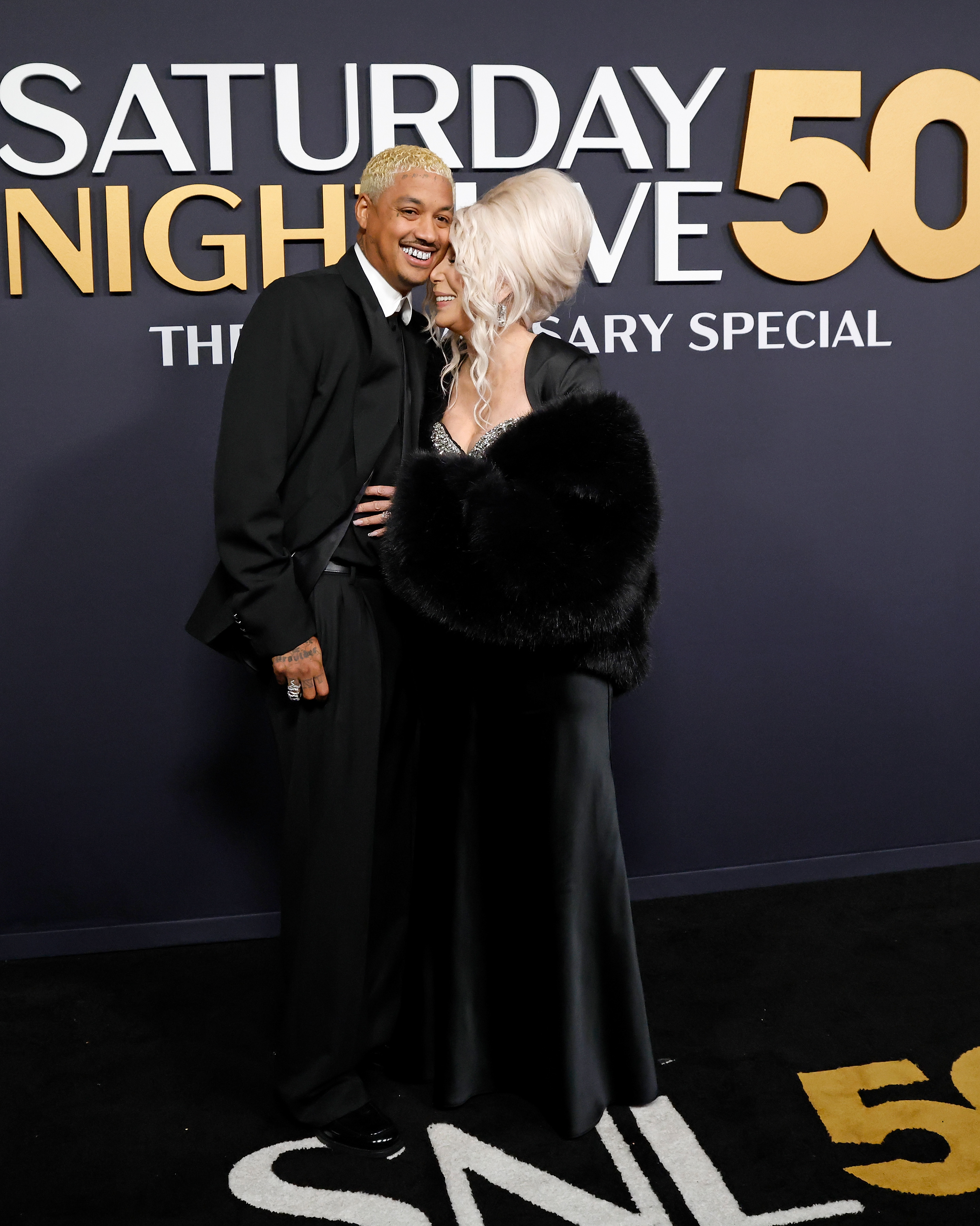 Alexander Edwards and Cher attend the "SNL50: The Anniversary Special," on February 16, 2025 | Source: Getty Images