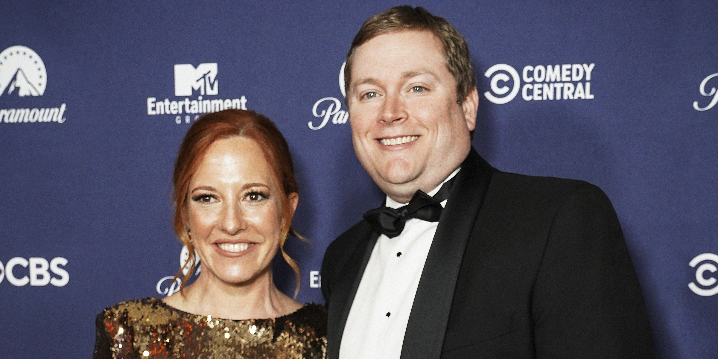 Jen Psaki and Gregory Mecher. | Source: Getty Images