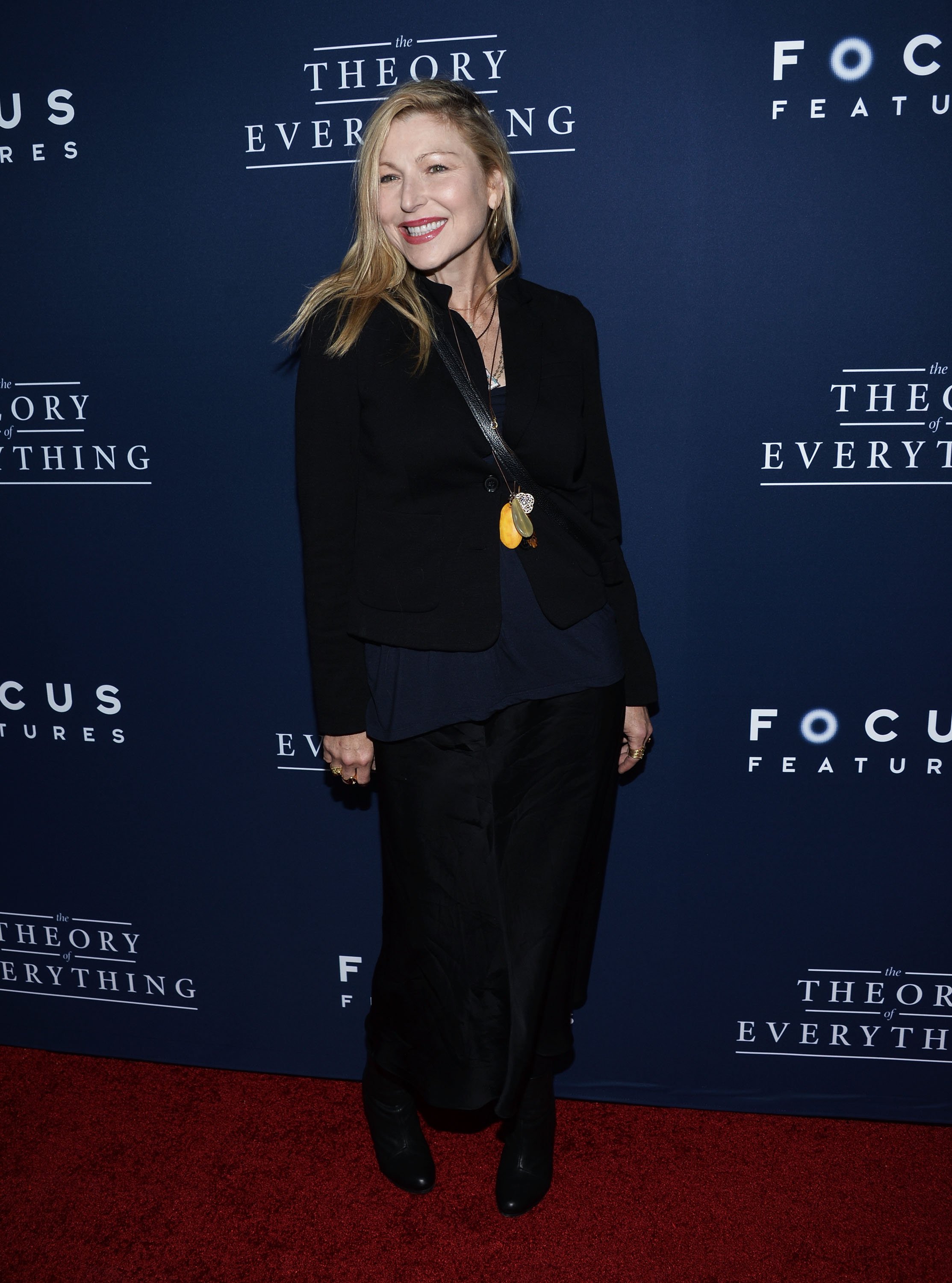 Tatum O'Neal arrives at the Los Angeles premiere of "The Theory Of Everything" on October 28, 2014 | Photo: Getty Images
