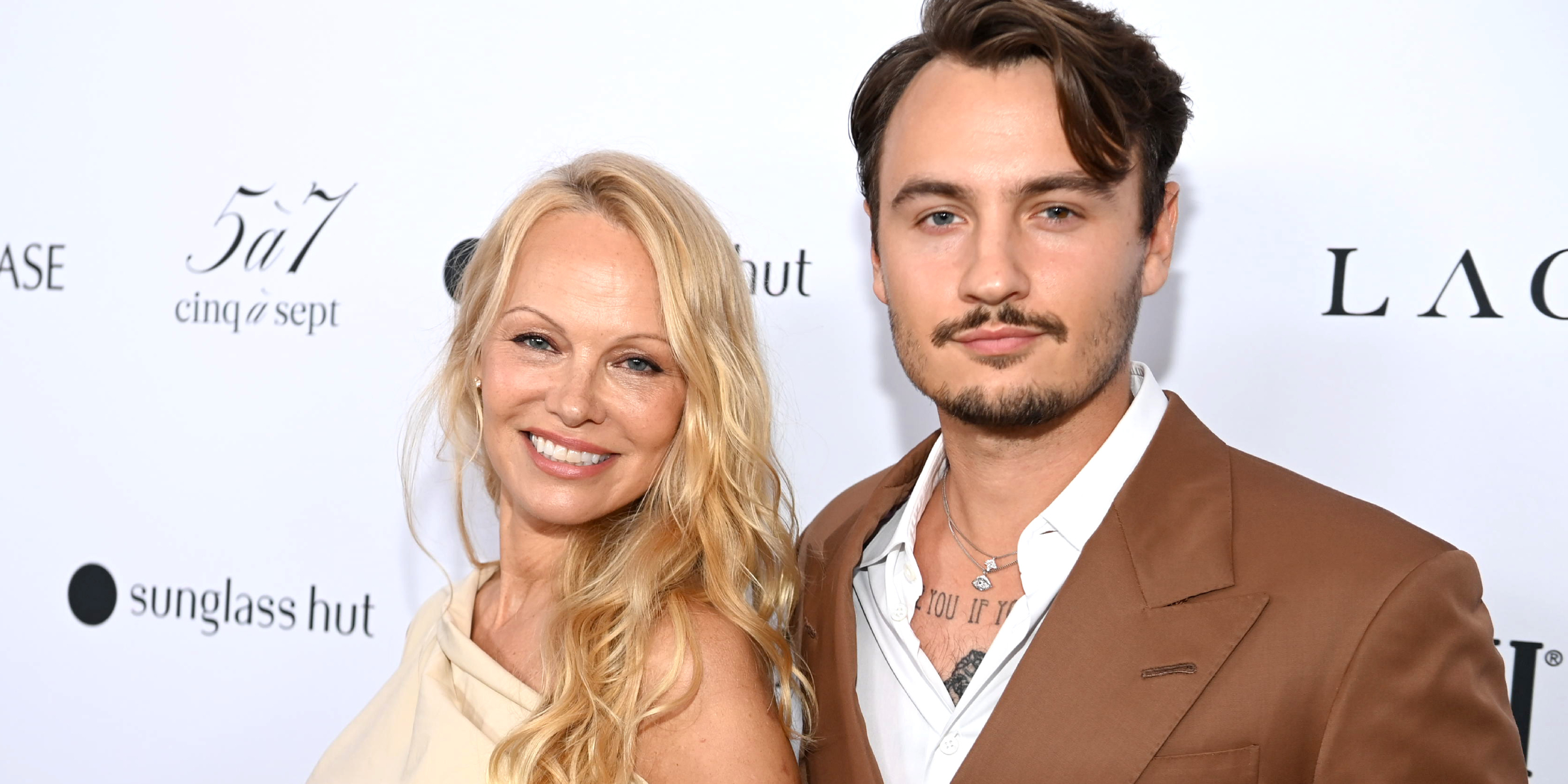 Pamela Anderson and Brandon Thomas Lee | Source: Getty Images