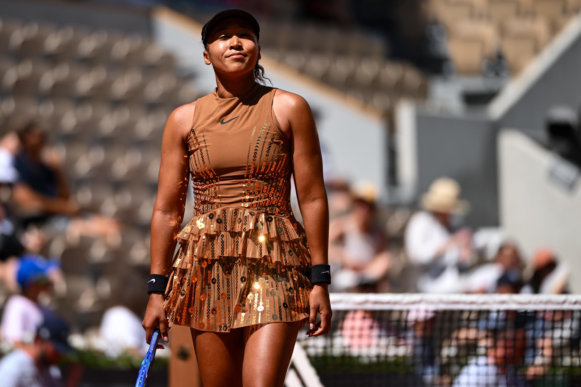 Naomi Osaka during the French Open at Roland Garros. | Source: Getty Images