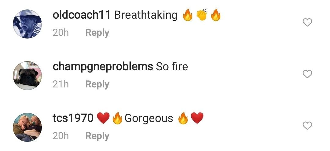 Screenshot of comments on Nastia Liukin's Instagram post. | Source: Instagram/NastiaLiukin