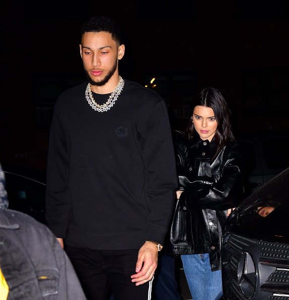 Ben Simmons and Kendall Jenner arrive to Marquee New York on February 14, 2019 in New York City. | Photo: Getty Images