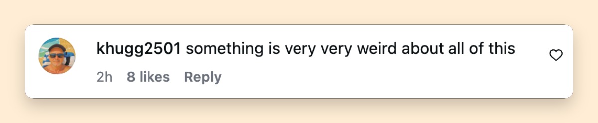 A netizen's comment on Savannah Guthrie's return in "Today," amid ongoing efforts to locate her mother, Nancy Guthrie | Source: Instagram/todayshow