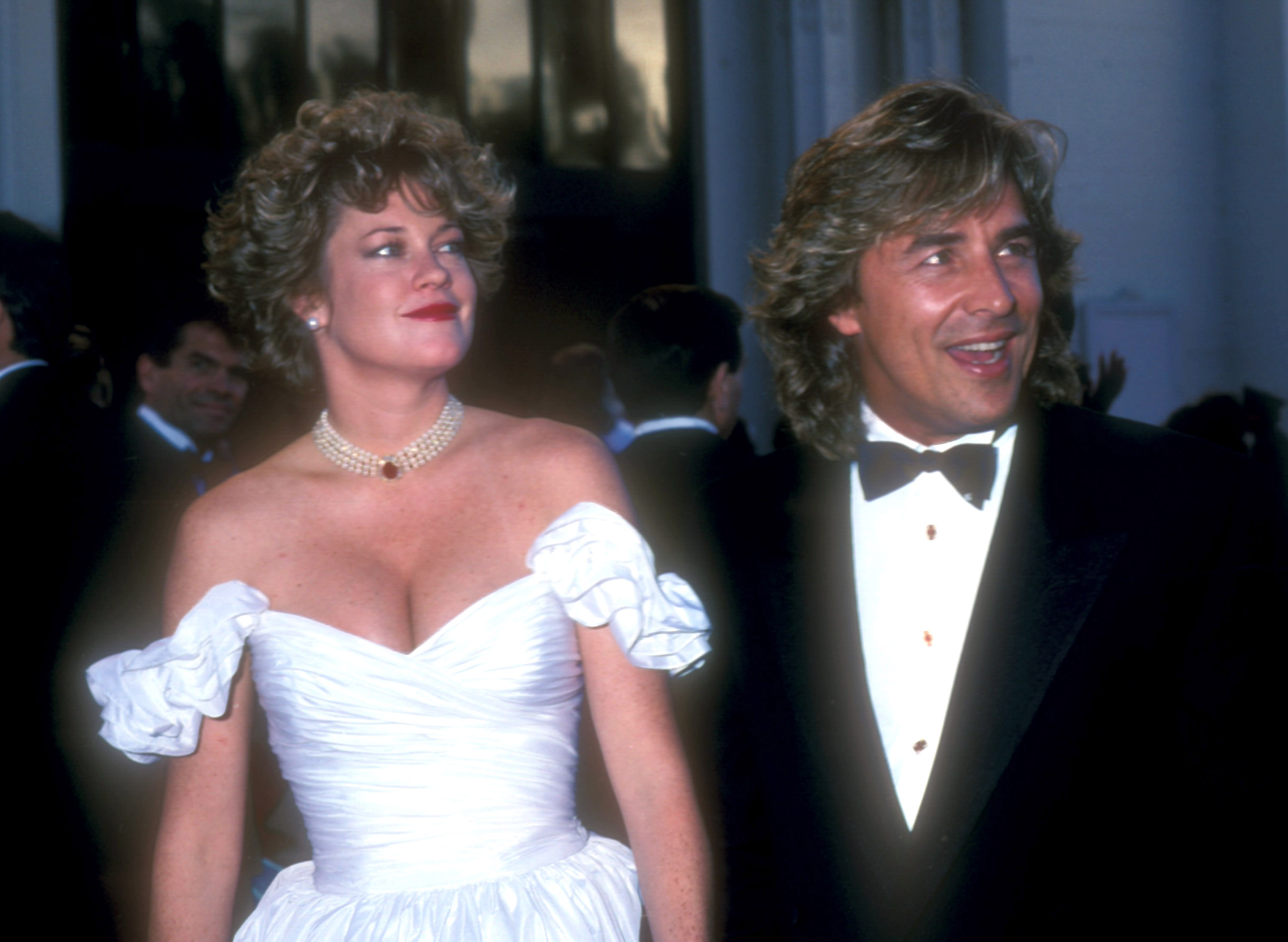 Melanie Griffith and Don Johnson at the 61st Annual Academy Awards on March 29, 1989,  in Los Angeles, California. | Source: Getty Images