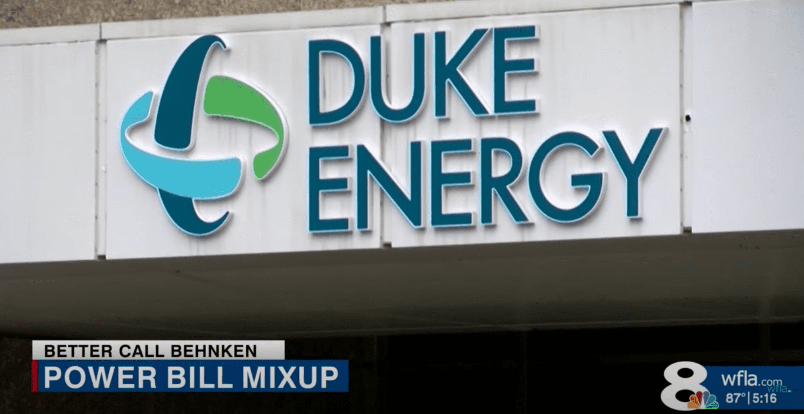 The exterior of the Duke Energy building, the company who is accused of charging a woman's account incorrectly | Photo: Youtube/WFLA News Channel 8