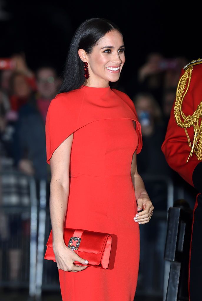 Meghan Markle at the Mountbatten Festival of Music at Royal Albert Hall on March 07, 2020 | Getty Images
