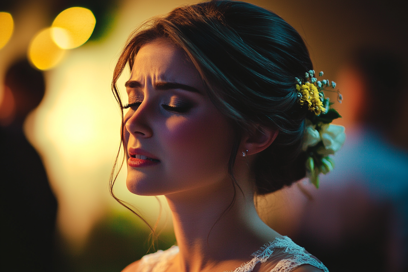 A sad bride | Source: Midjourney