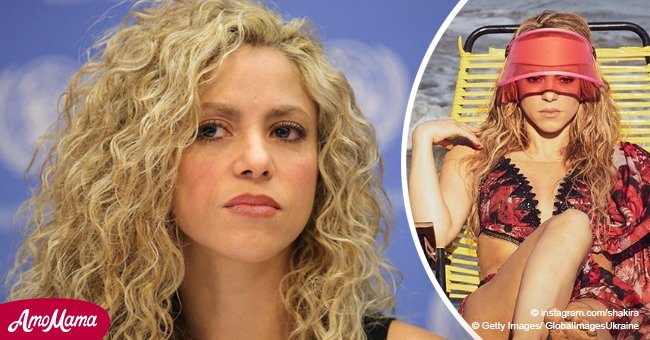 Shakira shares a photo from the beach and fans call her 'dirty'