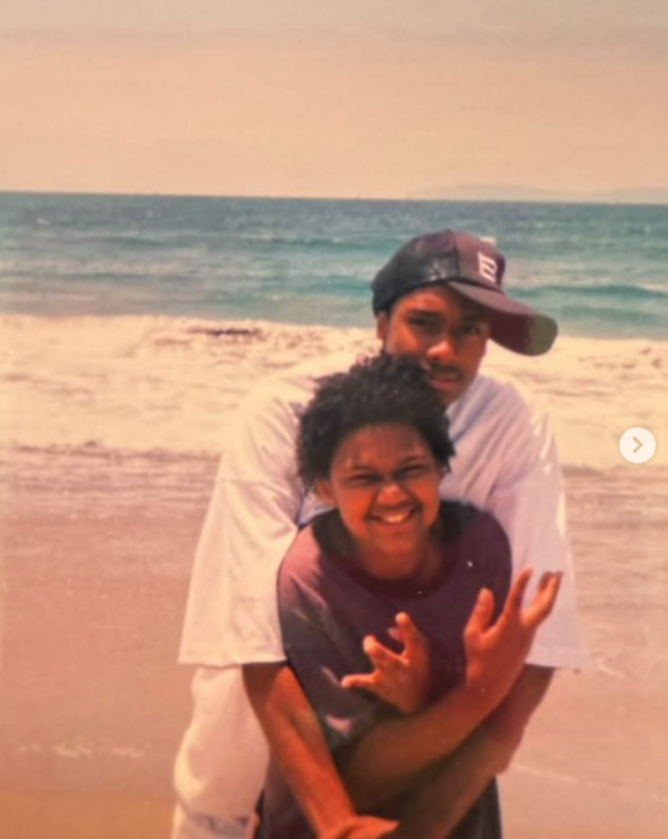 A photo of young Niko and Brian McKnight Jr., from a post dated September 28, 2025. | Source: Instagram/itsjuliemcknight