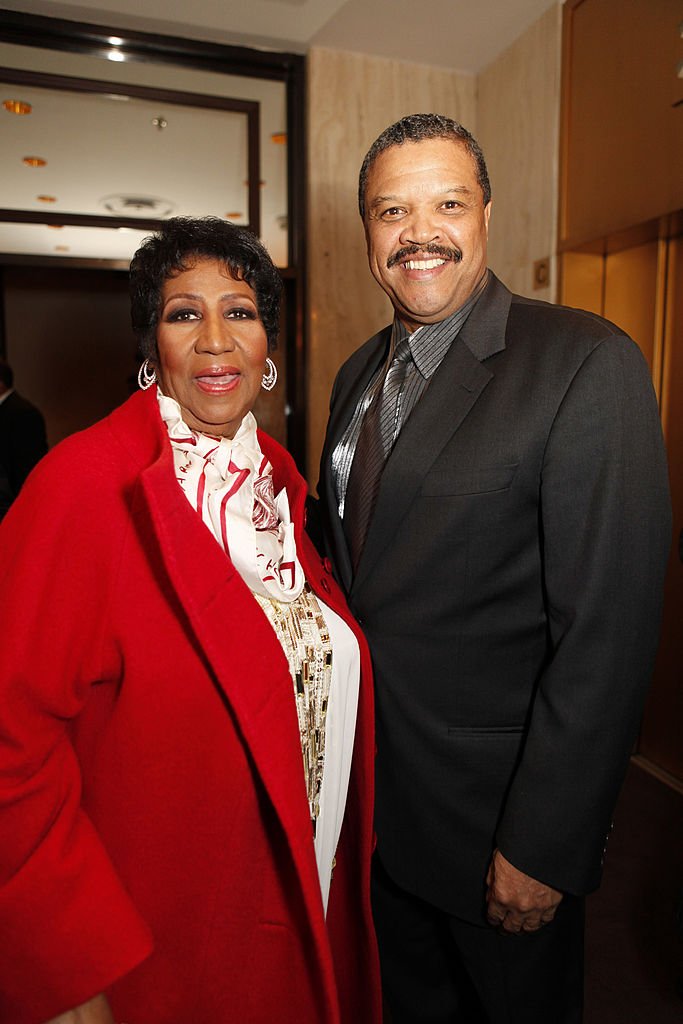 Aretha Franklin and Willie Wilkerson at Franklin's birthday dinner in March 2011. | Photo: Getty Images