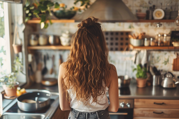 Young lady in the kitchen | Source: AmoMama