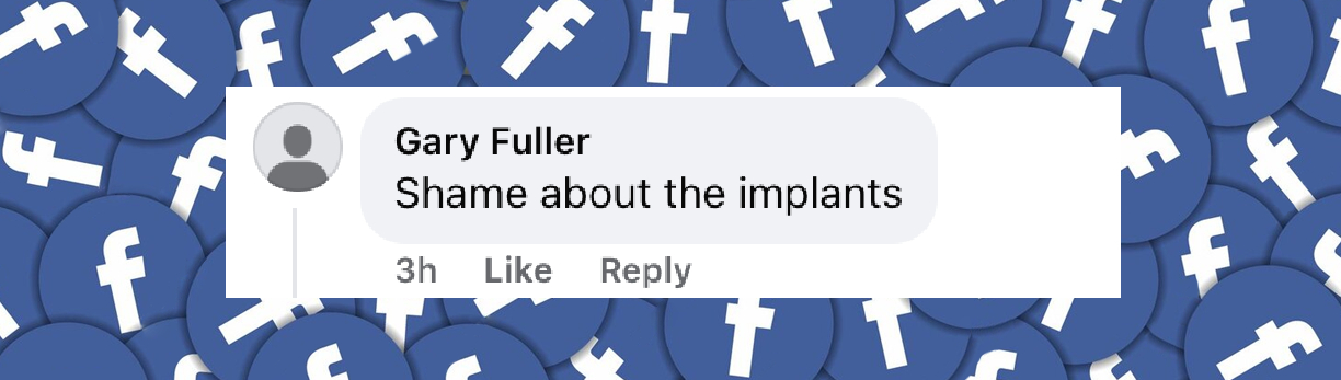 A netizen's reaction to Salma Hayek's Sports Illustrated photo, posted on May 13, 2025 | Source: Facebook/peoplemag