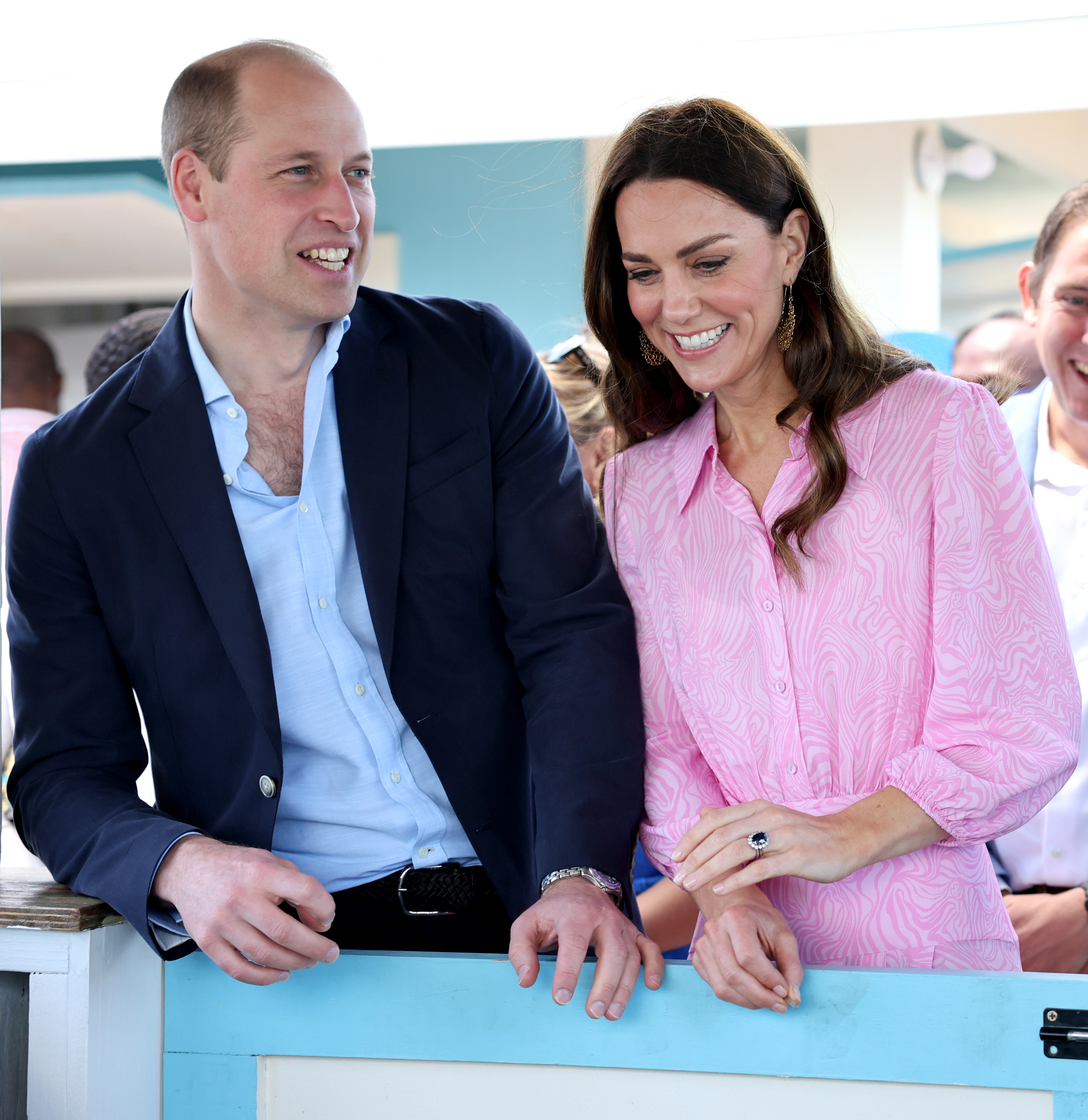 Catherine, Princess of Wales and Prince William, Prince of Wales during a visit to Abaco in Great Abaco, Bahamas, on March 26, 2022. | Source: Getty Images