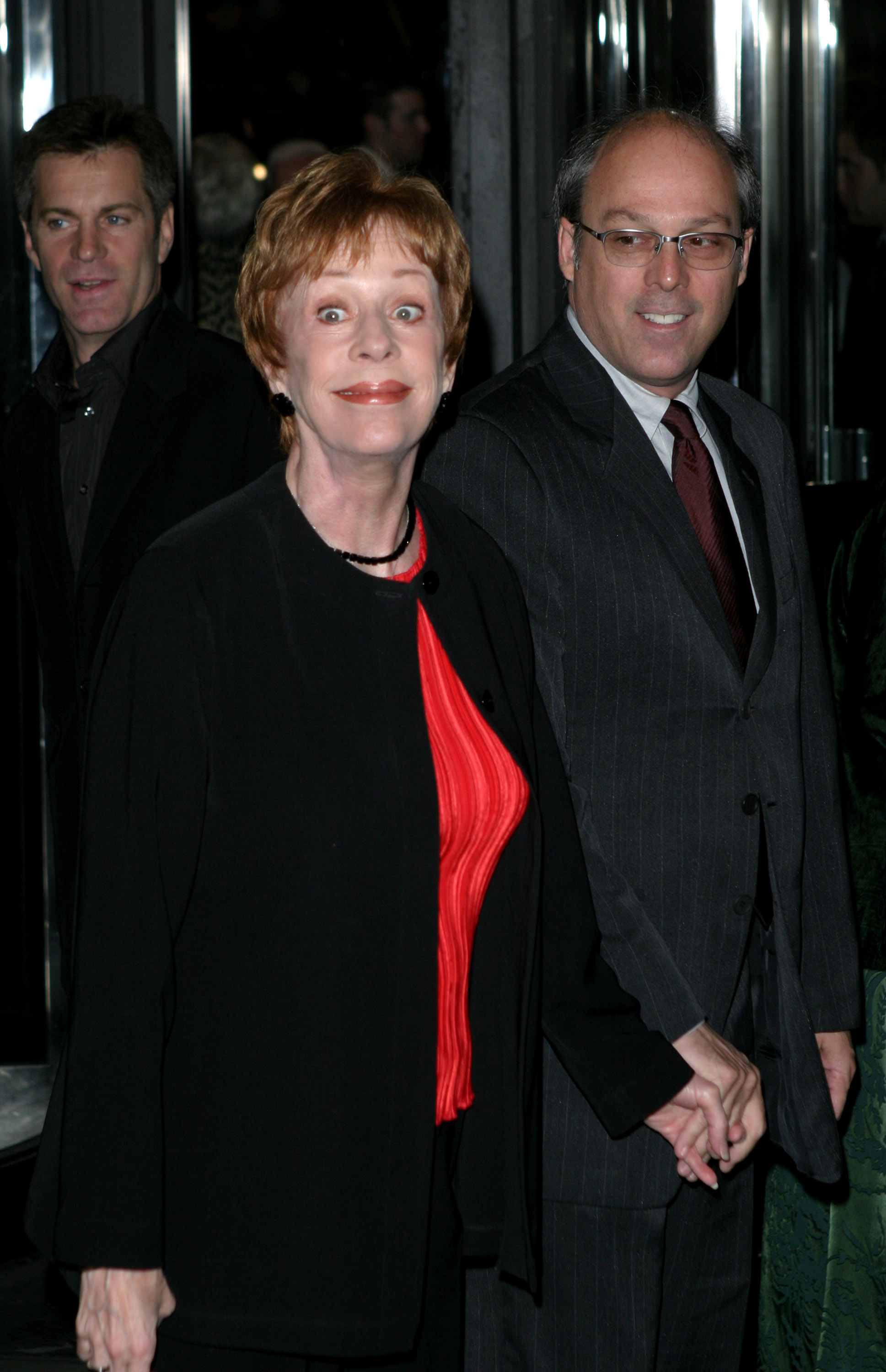 Carol Burnett and Brian Miller at Gershwin Theatre in New York City, New York, United States, 2003 | Source: Getty Images