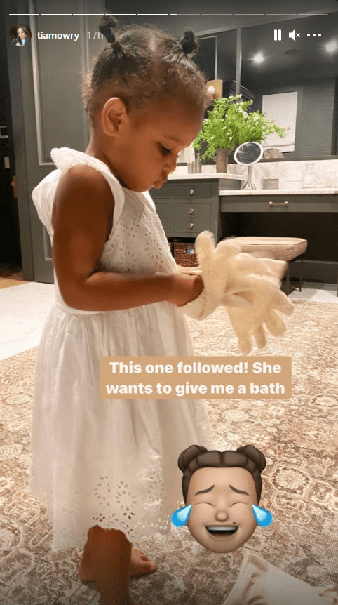 Tia Mowry shares a picture of her daughter Cairo on her Instagram | Photo: Instagram/tiamowry