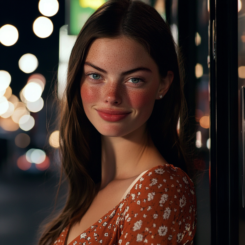 Close-up of a smiling woman | Source: Midjourney