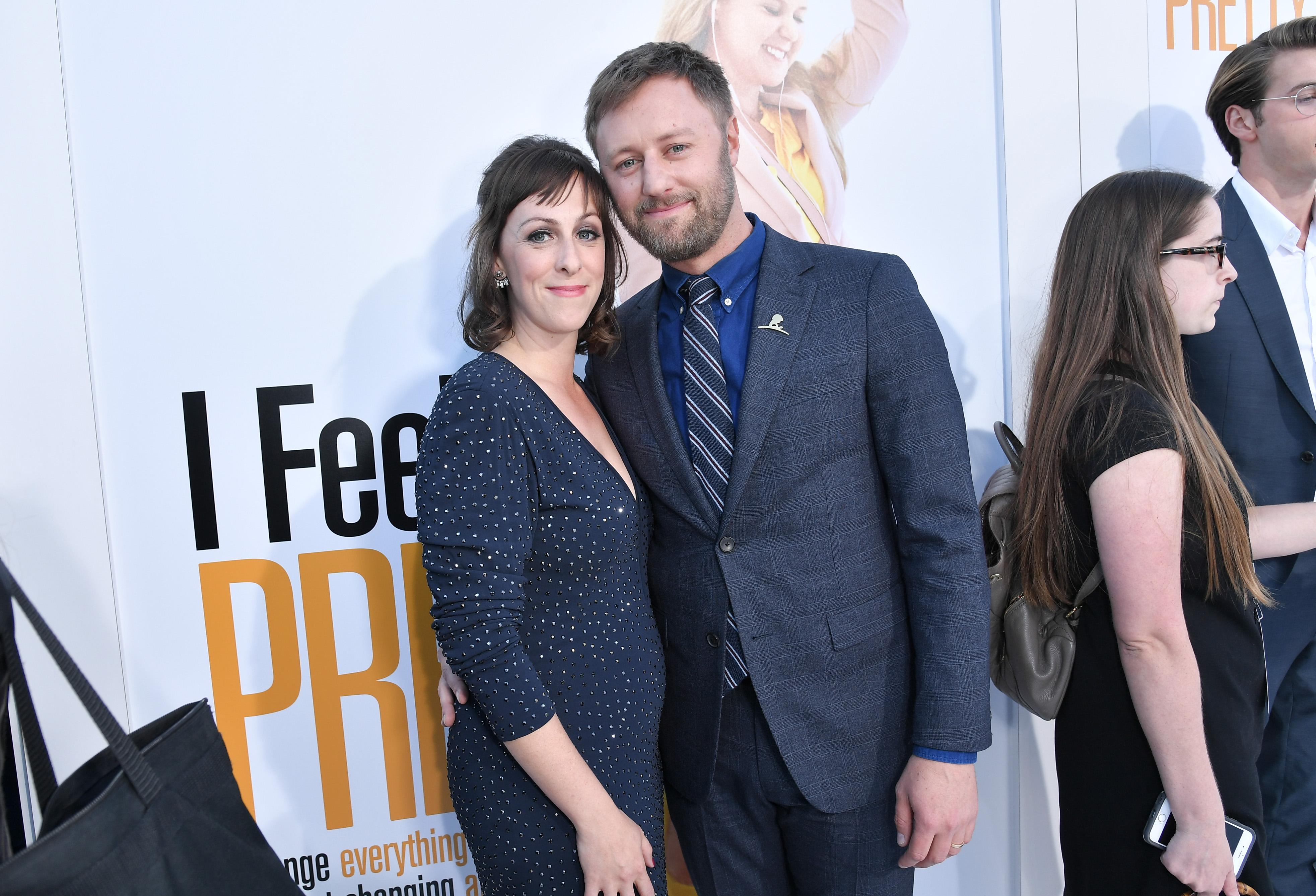 Jordan and Rory Scovel at the premiere of "I Feel Pretty" on April 17, 2018, in Los Angeles, California. | Source: Getty Images