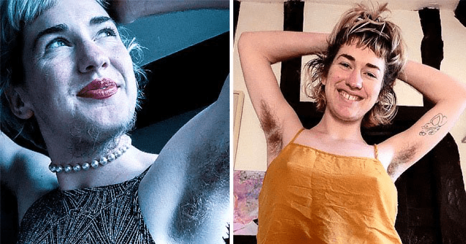 Ein Foto von Bethany Burgoyne, die ihr Haar zur Schau stellt. | Quelle: Instagram.com/bxsassy